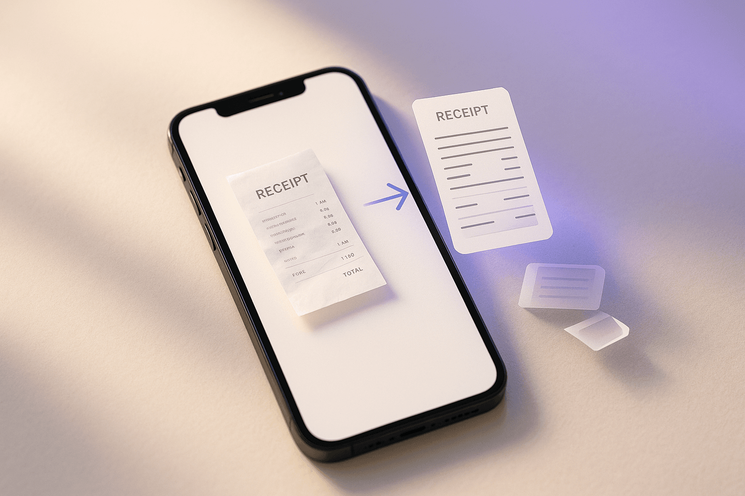 Beleg wird in DATEV-fertiges PDF umgewandelt