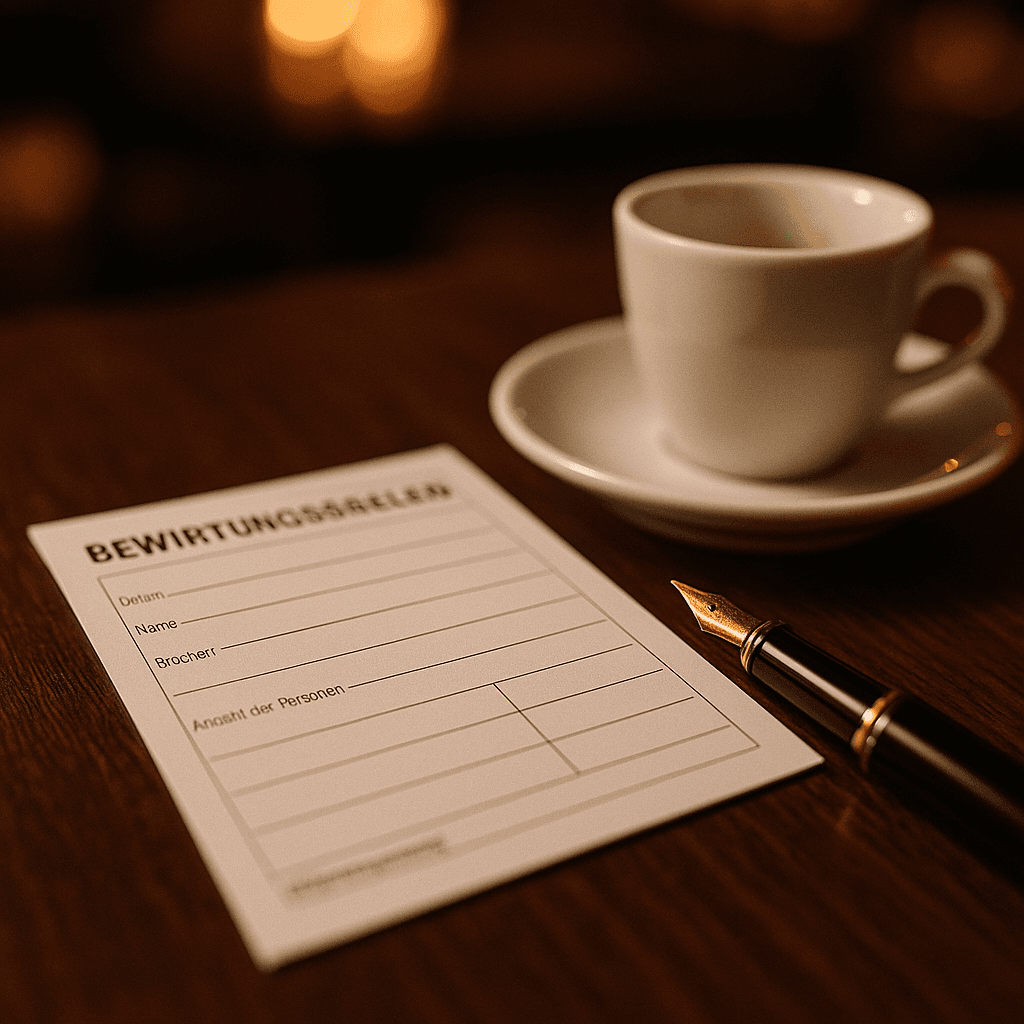 §4 EStG Bewirtungsformular?